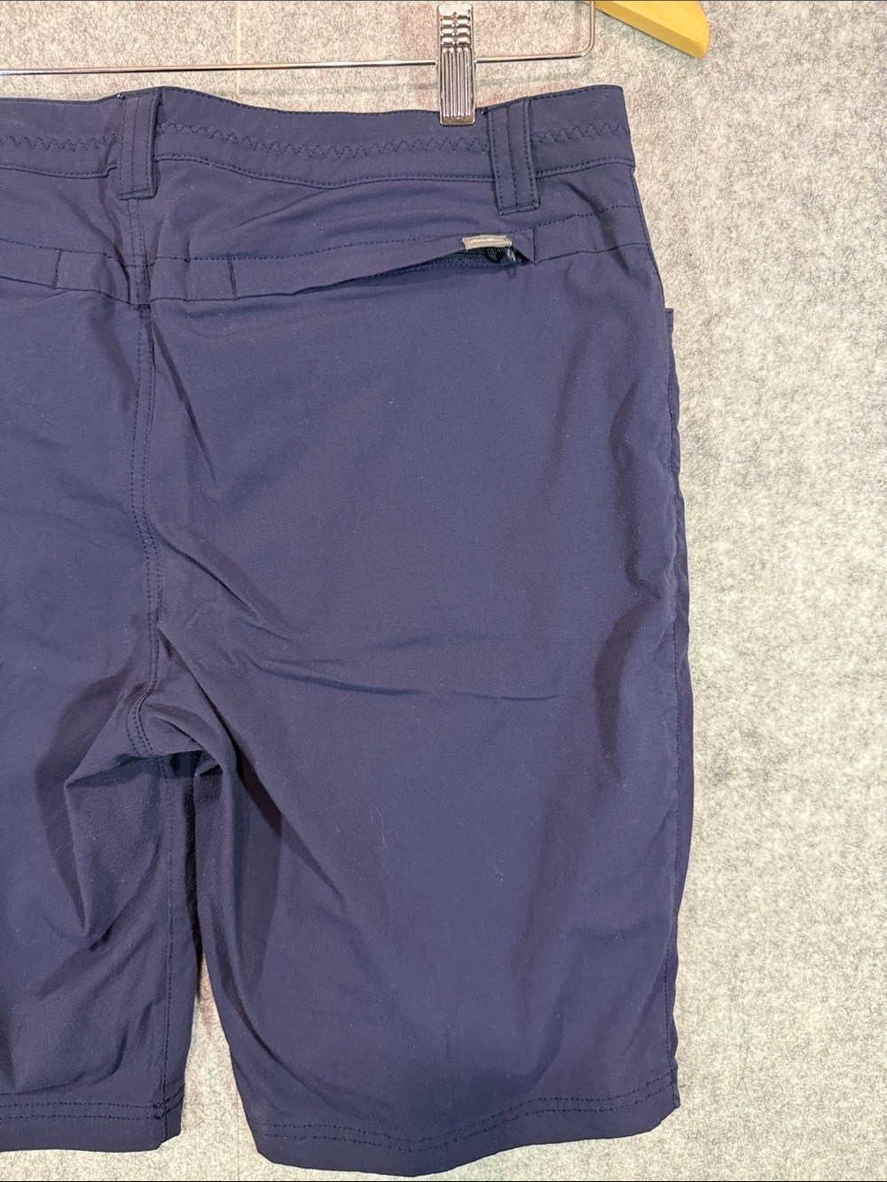 Eddie Bauer Bermuda Shorts - Womens 12 - Navy Blue Casual Beach Vacation Everday - Picture 7 of 10